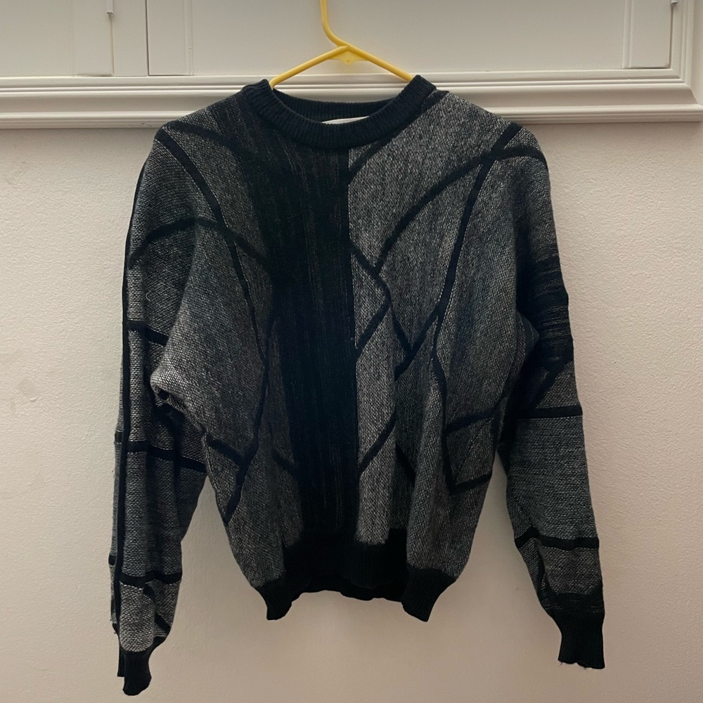 Vintage black and grey St. Croix sweater. L size